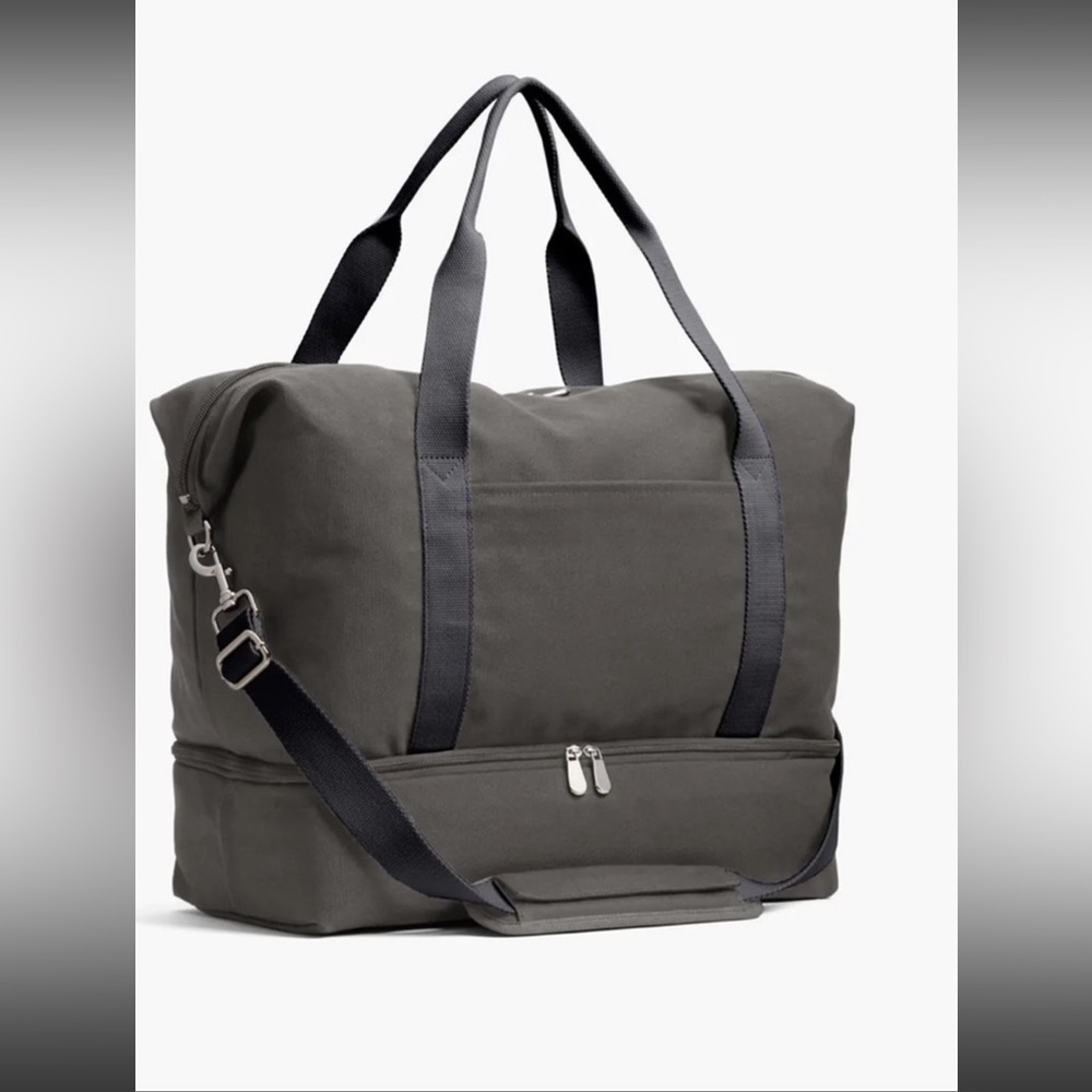 Lo & Sons Catalina Deluxe Large Tote - Grey Canvas